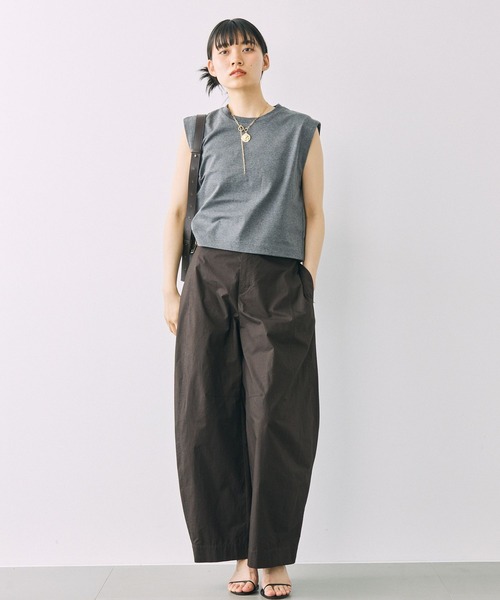 BABYLONE パンツ ベルベットワイドパンツ レディース : ZOZOTOWN