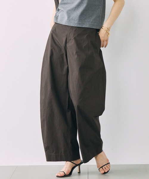 BABYLONE（バビロン）の「ワイドフォルムパンツ（その他パンツ・レディース・ブラック/ダークブラウン・34inch/36inch）」の11枚目の写真