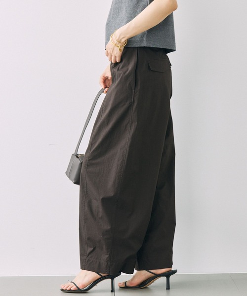 BABYLONE（バビロン）の「ワイドフォルムパンツ（その他パンツ・レディース・ブラック/ダークブラウン・34inch/36inch）」の12枚目の写真