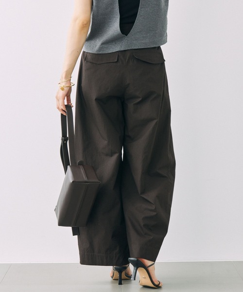 BABYLONE（バビロン）の「ワイドフォルムパンツ（その他パンツ・レディース・ブラック/ダークブラウン・34inch/36inch）」の13枚目の写真