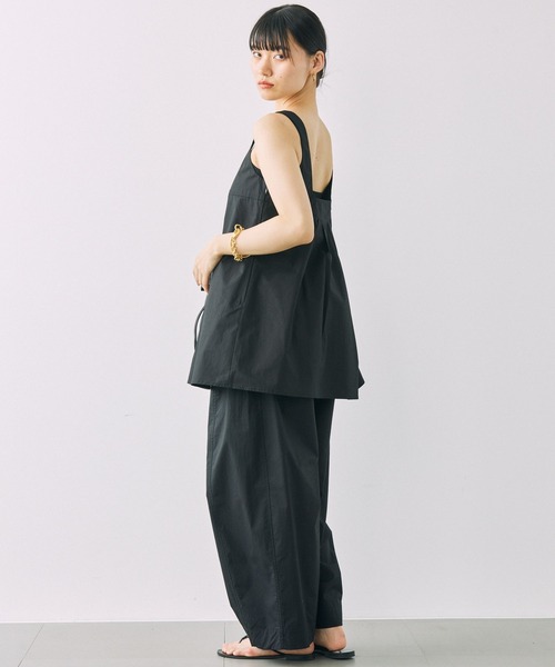 BABYLONE（バビロン）の「ワイドフォルムパンツ（その他パンツ・レディース・ブラック/ダークブラウン・34inch/36inch）」の8枚目の写真