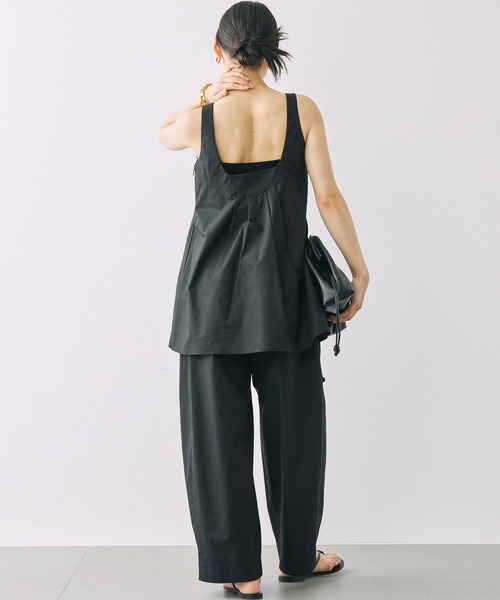 BABYLONE（バビロン）の「ワイドフォルムパンツ（その他パンツ・レディース・ブラック/ダークブラウン・34inch/36inch）」の9枚目の写真