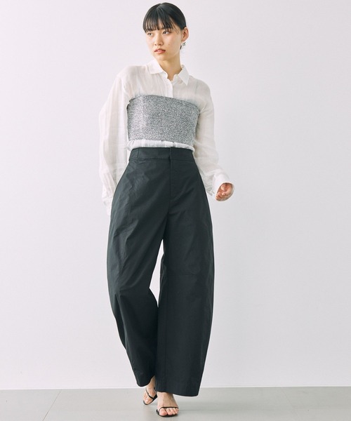 BABYLONE コットンリネンワイドパンツ BABYLONE（バビロン）の「コットンリネンワイドパンツ（その他