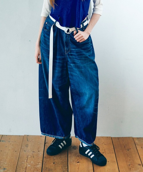 RNA（アールエヌエー）の「E5003 リングロングベルト（ベルト・レディース・ホワイト/ネイビー/ピンク/ブラック・FREE）」の2枚目の写真