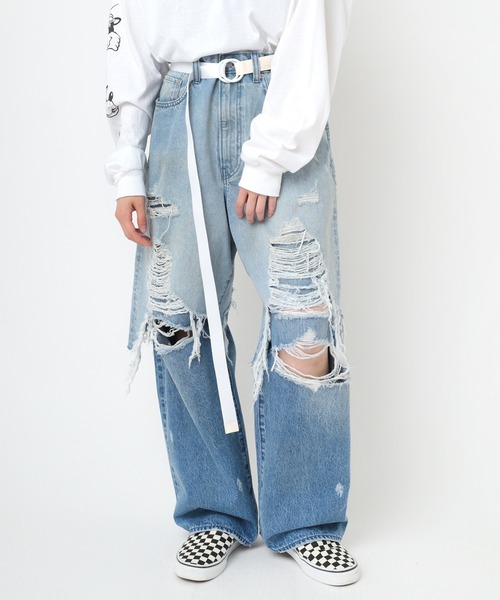 RNA（アールエヌエー）の「E5003 リングロングベルト（ベルト・レディース・ホワイト/ネイビー/ピンク/ブラック・FREE）」の5枚目の写真