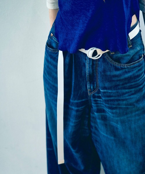 RNA（アールエヌエー）の「E5003 リングロングベルト（ベルト・レディース・ホワイト/ネイビー/ピンク/ブラック・FREE）」の14枚目の写真