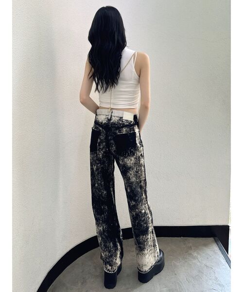 GYDA（ジェイダ）の「プチハイベロアトップス（タンクトップ・レディース・ブラック/ベージュ/オフホワイト・FREE）」の15枚目の写真