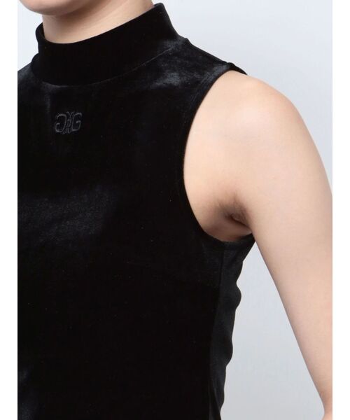 GYDA（ジェイダ）の「プチハイベロアトップス（タンクトップ・レディース・ブラック/ベージュ/オフホワイト・FREE）」の10枚目の写真