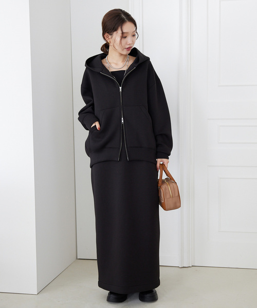 追加》ボリュームジップアップフーディー（パーカー）｜SLOBE