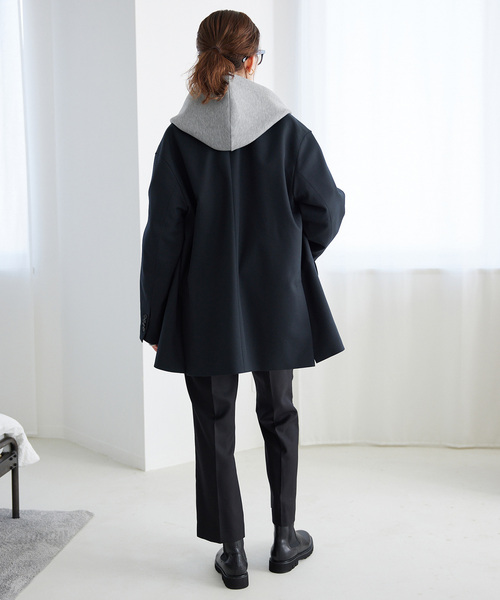 追加》ボリュームジップアップフーディー（パーカー）｜SLOBE IENA