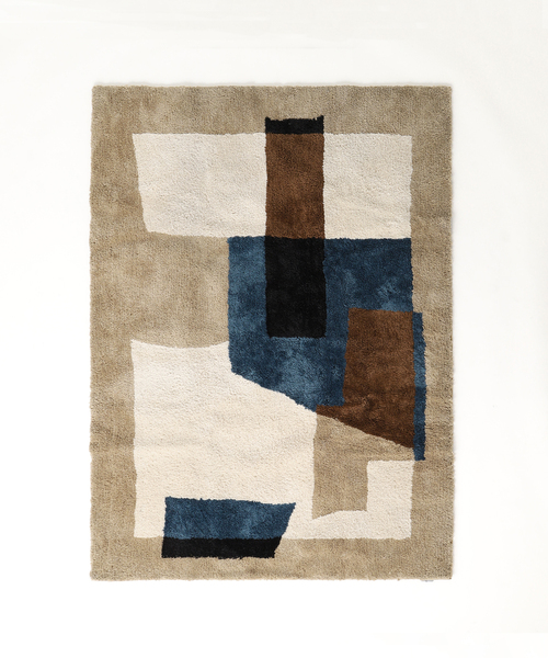 GEOMETRIC RUG 120×160 ジオメトリックラグ（ラグ/マット