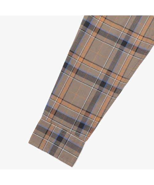 Timberland（ティンバーランド）の「メンズ ブラッシュド ツイル チェック シャツ（シャツ/ブラウス・メンズ・チョコ/ダークブルー・X-SMALL/X-LARGE/SMALL/MEDIUM/LARGE/XX-LARGE）」の8枚目の写真