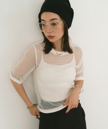 メッシュハーフスリーブTEE