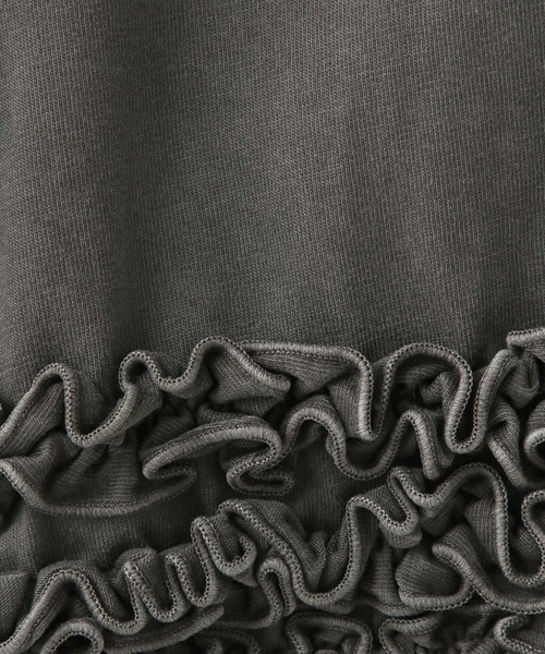 LOWRYS FARM（ローリーズファーム）の「スソフリルショートパンツ　 134959（その他パンツ・キッズ・グリーン/チャコールグレー/ブラック・150cm/140cm/130cm/120cm/110cm）」の6枚目の写真