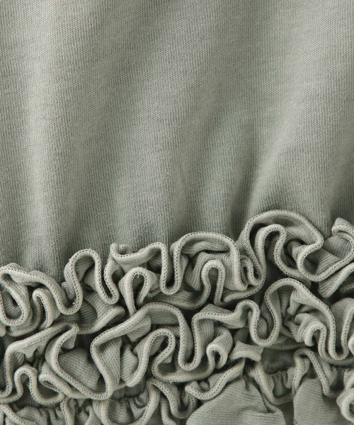 LOWRYS FARM（ローリーズファーム）の「スソフリルショートパンツ　 134959（その他パンツ・キッズ・グリーン/チャコールグレー/ブラック・150cm/140cm/130cm/120cm/110cm）」の5枚目の写真