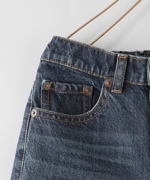 LOWRYS FARM（ローリーズファーム）の「ＣＯＮＥストレートパンツ　 131382（デニムパンツ・キッズ・ブルー/ワンウォッシュ/ブルー系その他2/ブラック/ブルー系その他・140cm/130cm/120cm/110cm/150cm）」の11枚目の写真