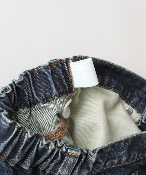 LOWRYS FARM（ローリーズファーム）の「ＣＯＮＥストレートパンツ　 131382（デニムパンツ・キッズ・ブルー/ワンウォッシュ/ブルー系その他2/ブラック/ブルー系その他・140cm/130cm/120cm/110cm/150cm）」の6枚目の写真