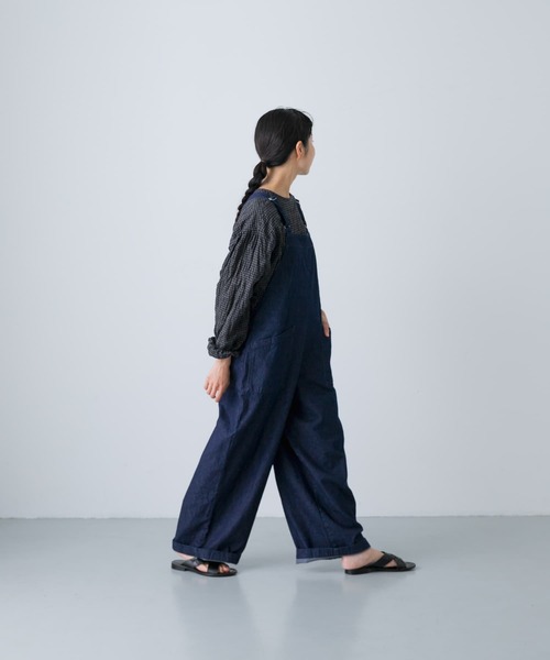 かぐれ（カグレ）の「バイカラーギャザースリーブブラウス（シャツ