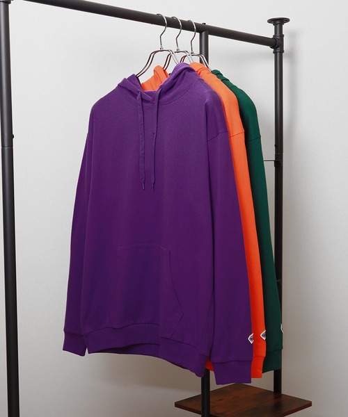 JEMORGAN（ジェーイーモーガン）の「【JEMORGAN / ジェーイーモーガン】ヘビーウエイトカンガルーポケット付きＴパーカー（パーカー・メンズ・ネイビー/オフホワイト/ベージュ/ブラック/杢グレー/パープル/オレンジ/グリーン・M/L/XL）」の7枚目の写真