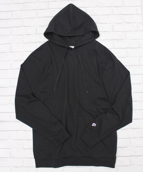 JEMORGAN（ジェーイーモーガン）の「【JEMORGAN / ジェーイーモーガン】ヘビーウエイトカンガルーポケット付きＴパーカー（パーカー・メンズ・ネイビー/オフホワイト/ベージュ/ブラック/杢グレー/パープル/オレンジ/グリーン・M/L/XL）」の10枚目の写真