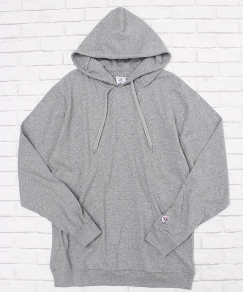 JEMORGAN（ジェーイーモーガン）の「【JEMORGAN / ジェーイーモーガン】ヘビーウエイトカンガルーポケット付きＴパーカー（パーカー・メンズ・ネイビー/オフホワイト/ベージュ/ブラック/杢グレー/パープル/オレンジ/グリーン・M/L/XL）」の11枚目の写真