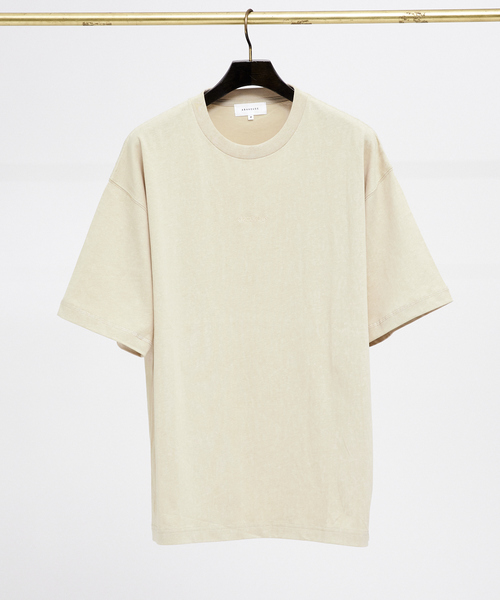 ABAHOUSE(アバハウス)の「【ヴィンテージ風】ピグメントプリント 刺繍Tシャツ(Tシャツ/カットソー・メンズ・チャコールグレー/ブルー/アイボリー/グリーン・46/48/44)」の16枚目の写真