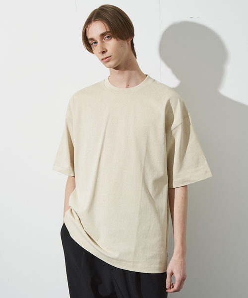 ABAHOUSE(アバハウス)の「【ヴィンテージ風】ピグメントプリント 刺繍Tシャツ(Tシャツ/カットソー・メンズ・チャコールグレー/ブルー/アイボリー/グリーン・46/48/44)」の17枚目の写真
