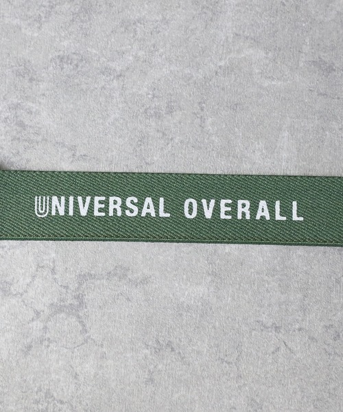 UNIVERSAL OVERALL（ユニバーサルオーバーオール）の「UNIVERSAL OVERALL ロゴプリントサスペンダー（サスペンダー・メンズ・モスグリーン/ネイビー/ブラック/グレー/ベージュ・FREE）」の6枚目の写真