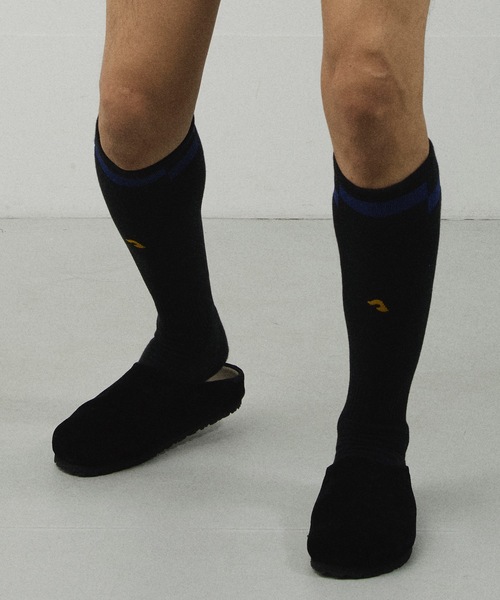 Jieda（ジエダ）の「FOOTBALL SOCKS（ソックス/靴下・メンズ・シルバー/ブラック/ホワイト・ONESIZE）」の3枚目の写真