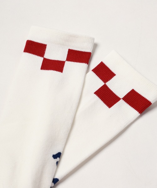 Jieda（ジエダ）の「FOOTBALL SOCKS（ソックス/靴下・メンズ・シルバー/ブラック/ホワイト・ONESIZE）」の16枚目の写真