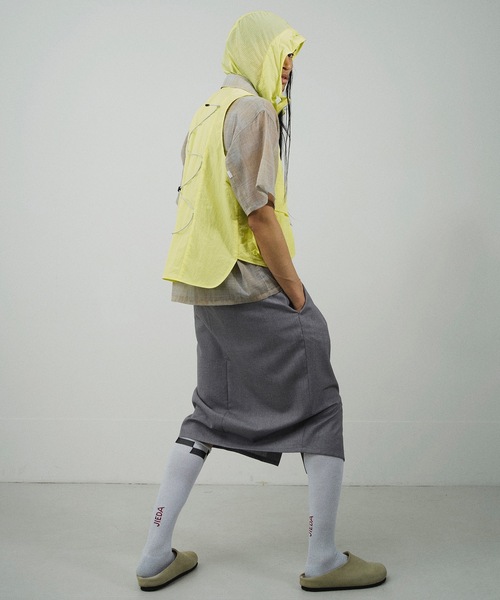 Jieda（ジエダ）の「FOOTBALL SOCKS（ソックス/靴下・メンズ・シルバー/ブラック/ホワイト・ONESIZE）」の4枚目の写真