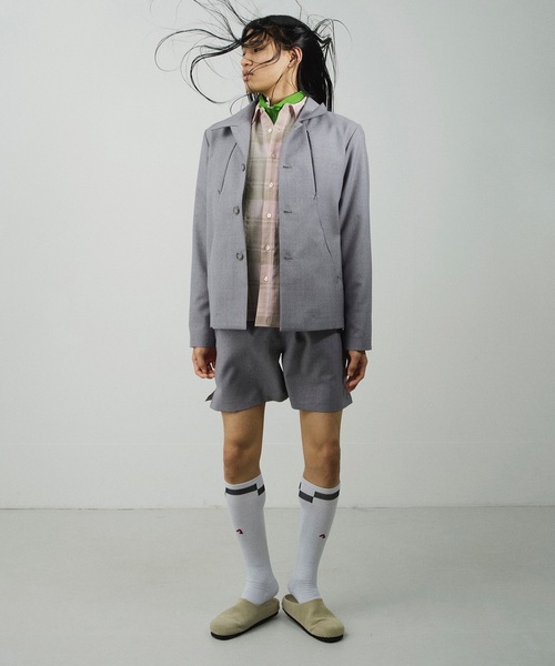 Jieda（ジエダ）の「FOOTBALL SOCKS（ソックス/靴下・メンズ・シルバー/ブラック/ホワイト・ONESIZE）」の20枚目の写真