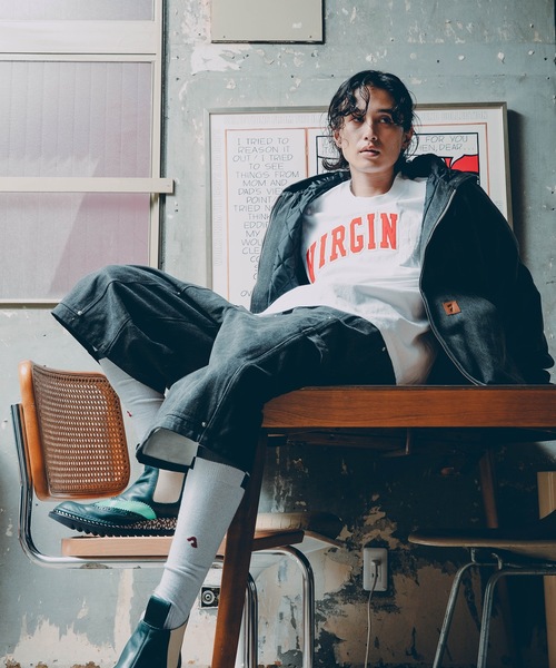 Jieda（ジエダ）の「FOOTBALL SOCKS（ソックス/靴下・メンズ・シルバー/ブラック/ホワイト・ONESIZE）」の22枚目の写真