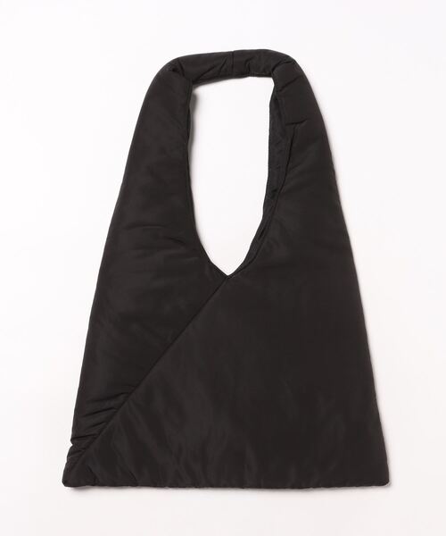 y/m（イム）の「パフサンカクトートBAG（トートバッグ・レディース・ブラック/アイボリー・FREE）」の5枚目の写真