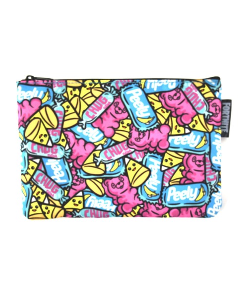 RUGGEDWORKS（ラゲッドワークス）の「【完売】FORTNITE 【フォートナイト】 フラットポーチ（ポーチ・メンズ・ターコイズブルー/イエロー・F）」の2枚目の写真