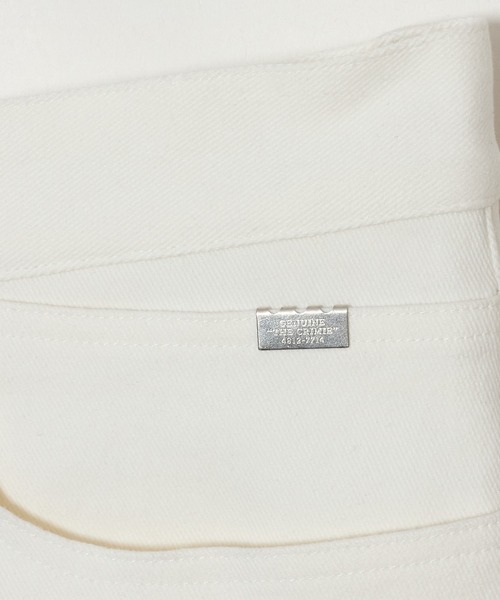 CRIMIE（クライミー）の「BORN FREE 1 SLIM STYLE STRETCH PANTS / BORN FREE スリム スタイル ツイル ストレッチ パンツ（デニムパンツ・メンズ・ホワイト/ブラック・S/M/L/XL/XXL）」の4枚目の写真