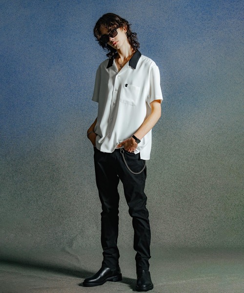 CRIMIE（クライミー）の「BORN FREE 1 SLIM STYLE STRETCH PANTS / BORN FREE スリム スタイル ツイル ストレッチ パンツ（デニムパンツ・メンズ・ホワイト/ブラック・S/M/L/XL/XXL）」の16枚目の写真