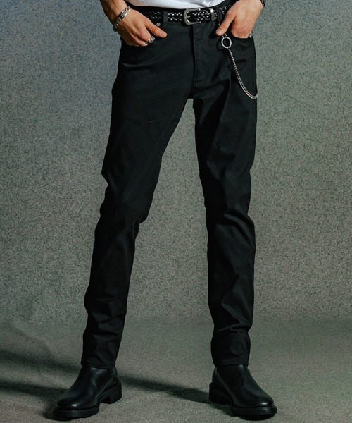 CRIMIE（クライミー）の「BORN FREE 1 SLIM STYLE STRETCH PANTS / BORN FREE スリム スタイル ツイル ストレッチ パンツ（デニムパンツ・メンズ・ホワイト/ブラック・S/M/L/XL/XXL）」の19枚目の写真