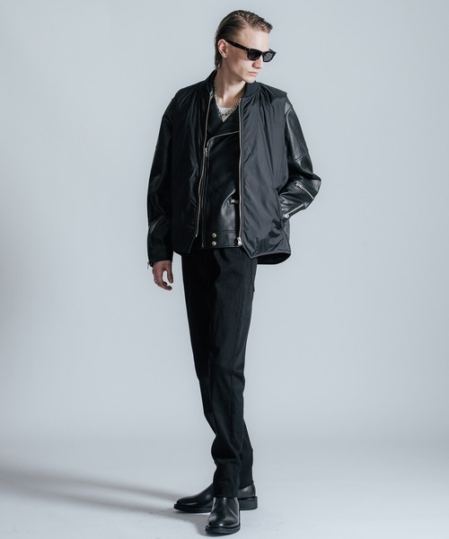 CRIMIE（クライミー）の「BORN FREE 1 SLIM STYLE STRETCH PANTS / BORN FREE スリム スタイル ツイル ストレッチ パンツ（デニムパンツ・メンズ・ホワイト/ブラック・S/M/L/XL/XXL）」の20枚目の写真