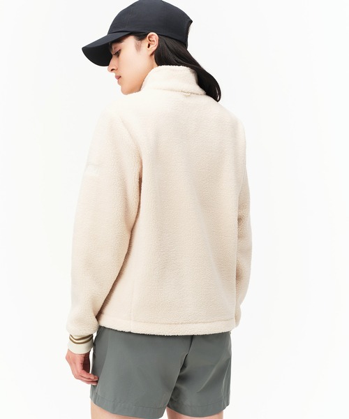 AIGLE(エーグル)の「シェルパフリーススタンドカラージップアップジャケット T-KIT対応(ブルゾン・レディース・ベージュ/ブラック/オフホワイト・36/40/38/34)」の22枚目の写真