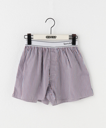 SPORTY&RICH(X|[eBAhb`)́ySPORTY&RICH / X|[eBAhb`zSERIF LOGO BOXER SHORTS({NT[pc)