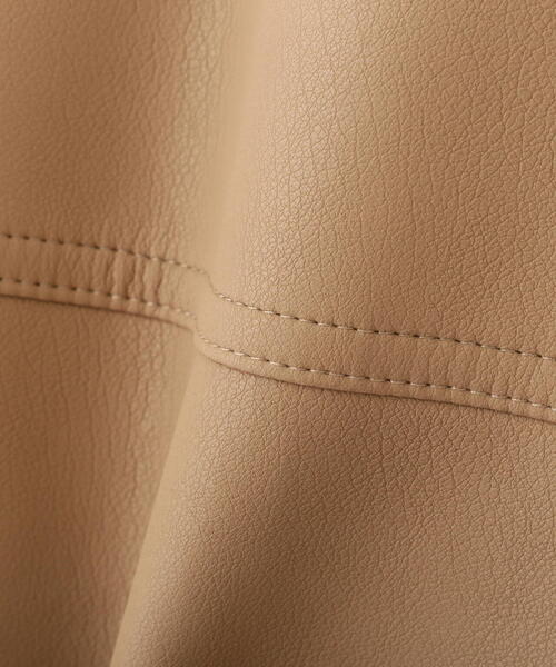 PROPORTION BODY DRESSING（プロポーションボディドレッシング）の「フェイクレザージャケット / 1214250907（テーラードジャケット・レディース・ブラック/ブラウン/ベージュ・MEDIUM/SMALL）」の13枚目の写真