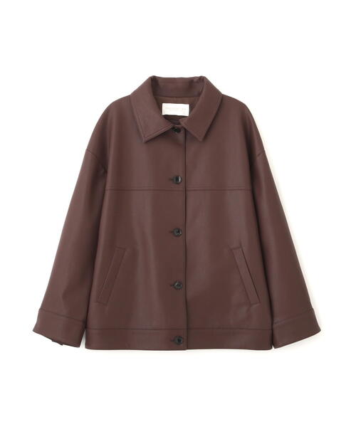 プロポーションボディドレッシング☆フェイクレザーキルティングジャケット プロポーションボディドレッシング☆フェイクレザーキルティング