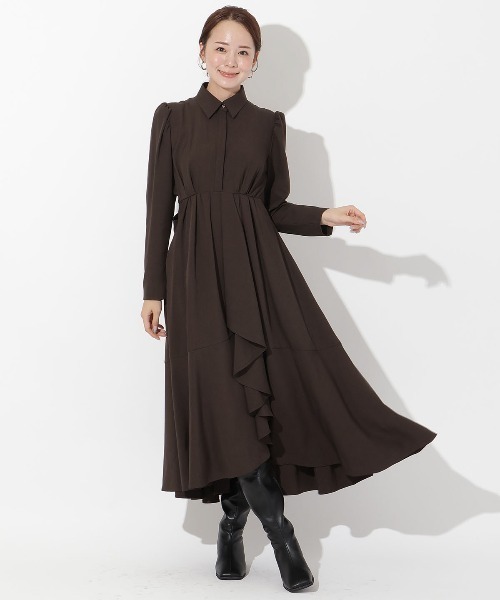 AND COUTURE（アンドクチュール）の「アシメラッフルフリルバック 