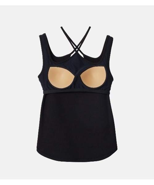 LE CIEL BLEU(ルシェルブルー)の「ラウンドカットアウトブラタンクトップ / Round Cut-out Bra Tanktop(タンクトップ・レディース・オフホワイト/ブラック・34/36)」の17枚目の写真
