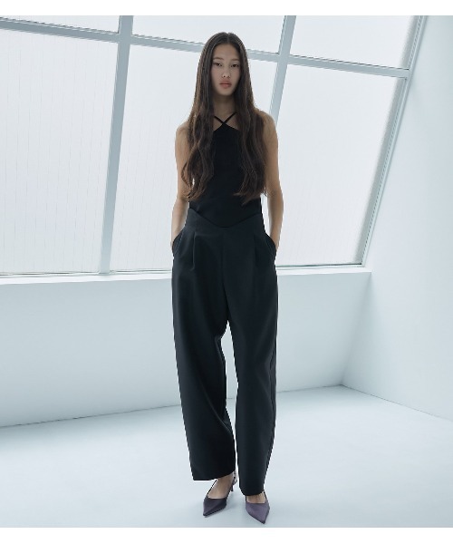 LE CIEL BLEU(ルシェルブルー)の「ラウンドカットアウトブラタンクトップ / Round Cut-out Bra Tanktop(タンクトップ・レディース・オフホワイト/ブラック・34/36)」の21枚目の写真