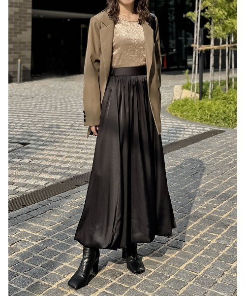 Re:EDIT(リエディ)の「チェック柄or無地ダブルテーラードジャケット(テーラードジャケット・レディース・グレー系その他2/ブラウン系その他2/ブラウン系その他/ブラック/ベージュ/グレー系その他3/ブラウン・MEDIUM/LARGE)」の8枚目の写真