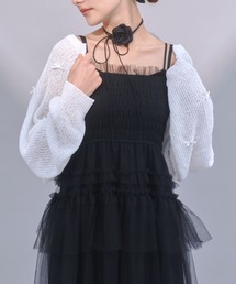 Lovilyn | クロップドリボンボレロカーディガン(カーディガン/ボレロ)