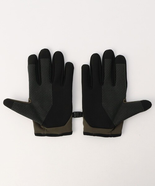 THE NORTH FACE(ザノースフェイス)の「THE NORTH FACE/ザ・ノース・フェイス ETIP SHORT GLOVE/イーチップショートグローブ/NN62316(限定展開)(手袋・メンズ・ブラック/グリーン・LARGE)」の4枚目の写真