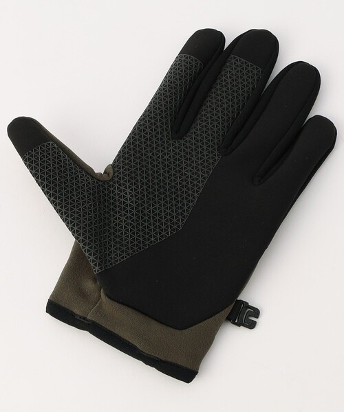THE NORTH FACE(ザノースフェイス)の「THE NORTH FACE/ザ・ノース・フェイス ETIP SHORT GLOVE/イーチップショートグローブ/NN62316(限定展開)(手袋・メンズ・ブラック/グリーン・LARGE)」の5枚目の写真